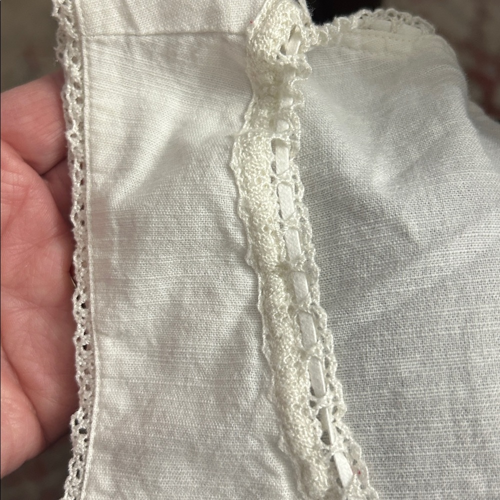 Eddie Bauer White Textured Tank Top 100% Cotton, Medium,  boho, cottagecore - Picture 7 of 7